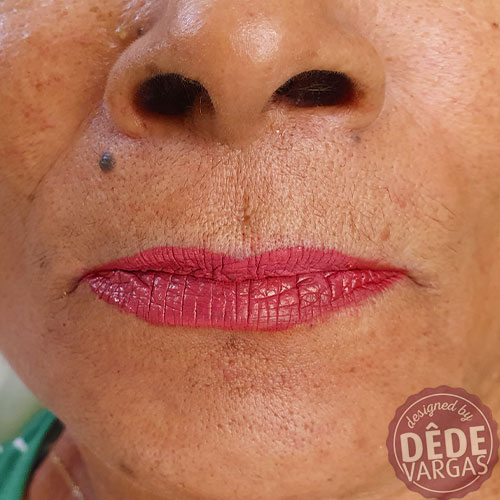 Dêde Vargas - Design de Sobrancelhas - labial